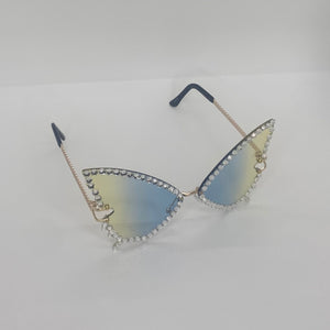 Crystal Butterfly Sunglasses